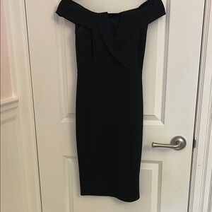 Elegant Black Off-Shoulder Dress